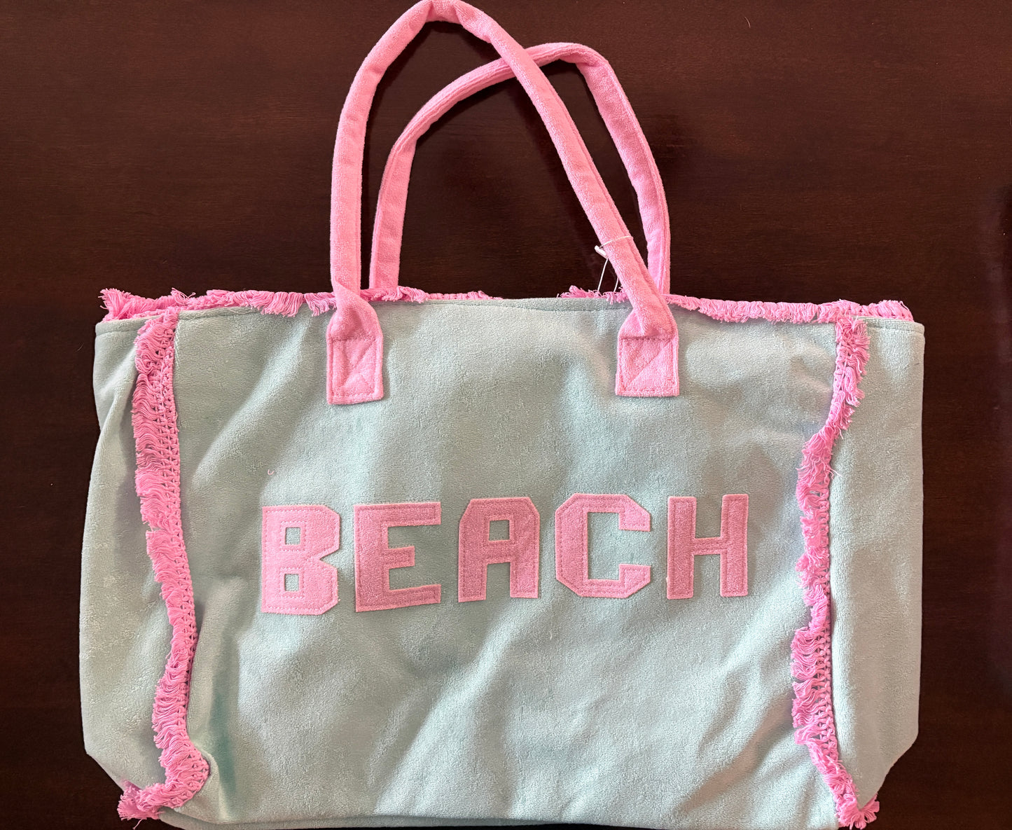 Canvas “Beach” Tote Bag