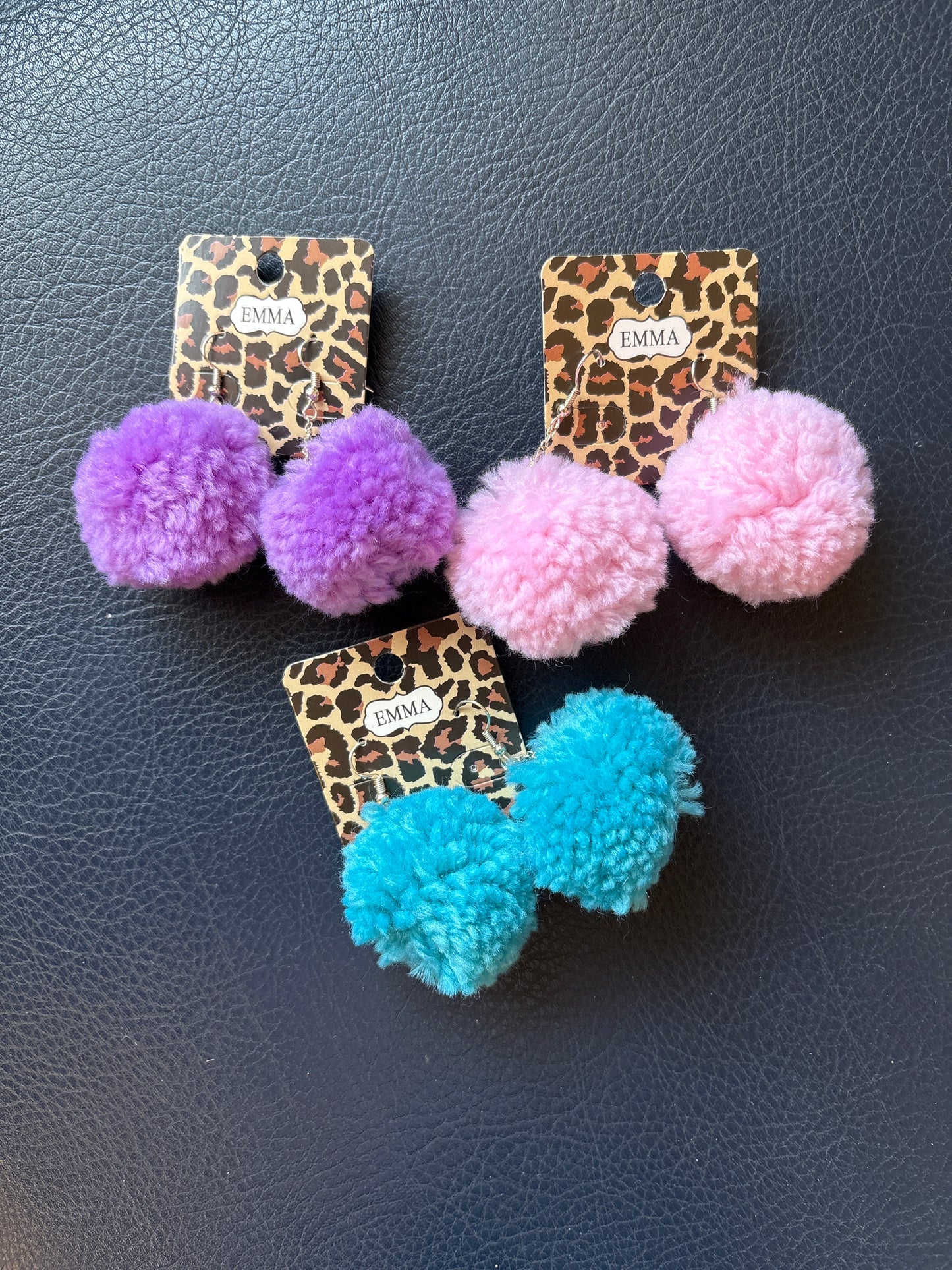 Pom Pom Earrings