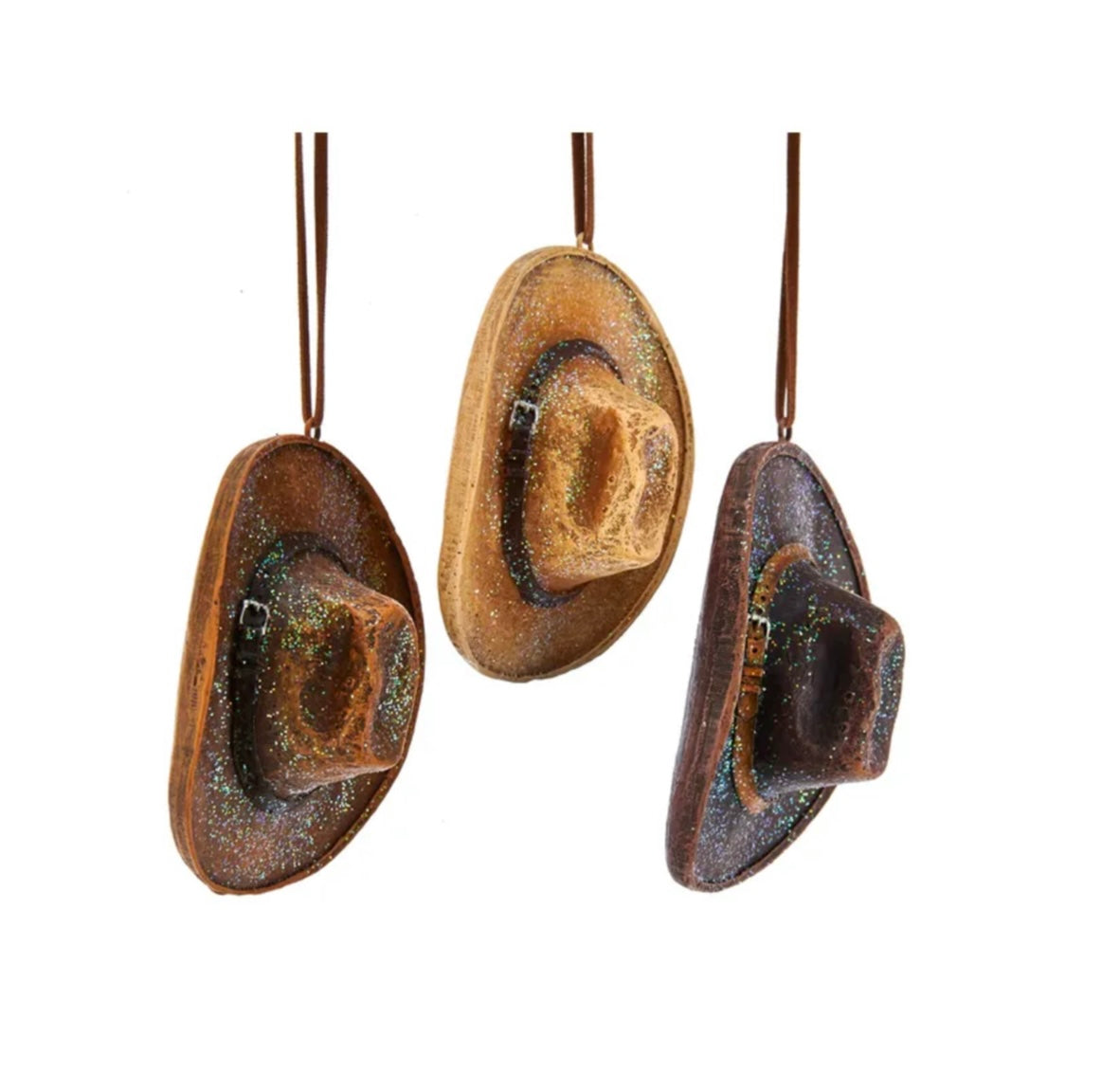 Cowboy Hat Christmas Ornaments