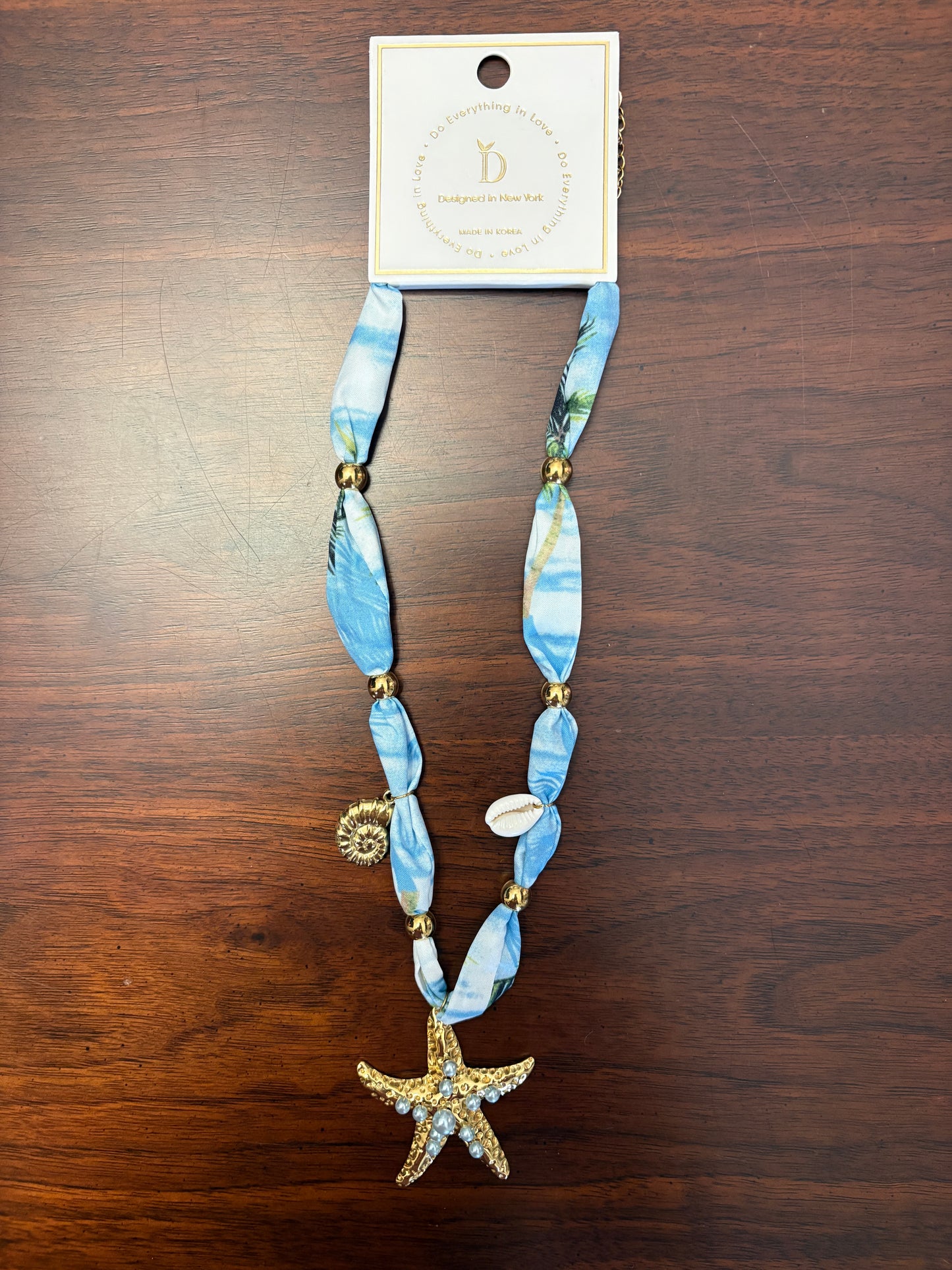 Scarf Starfish Necklace