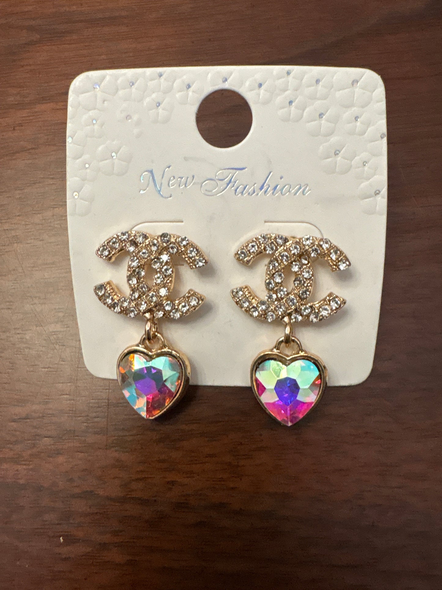 Chanel Earring with hearts