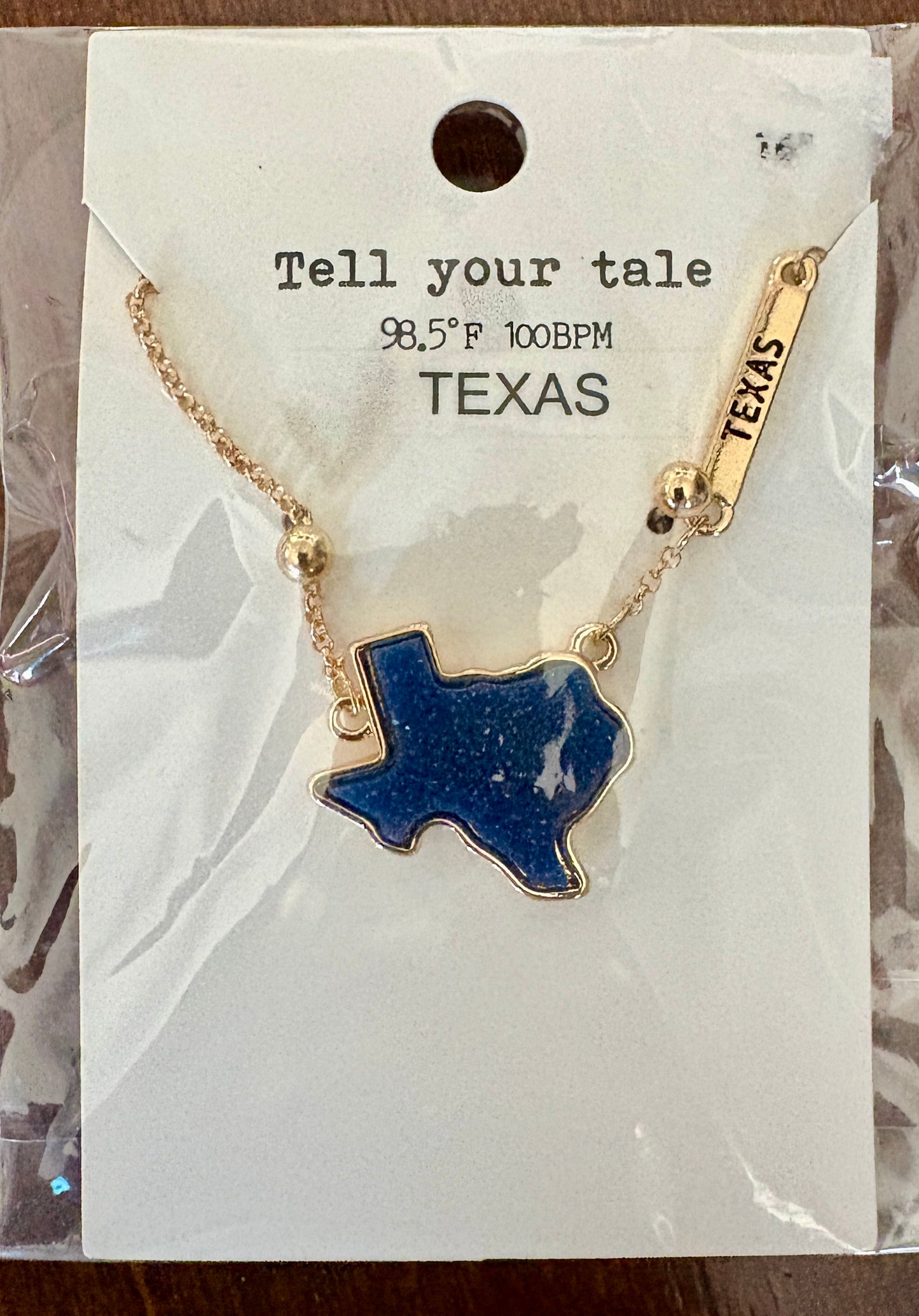 Texas Necklace and Stud Earrings