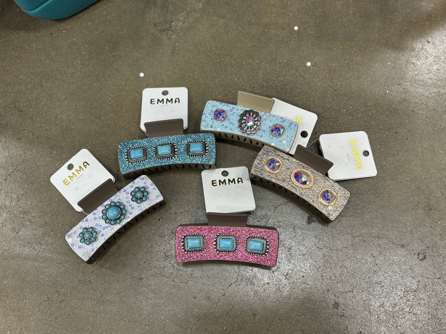 Rhinestone Hair Clips