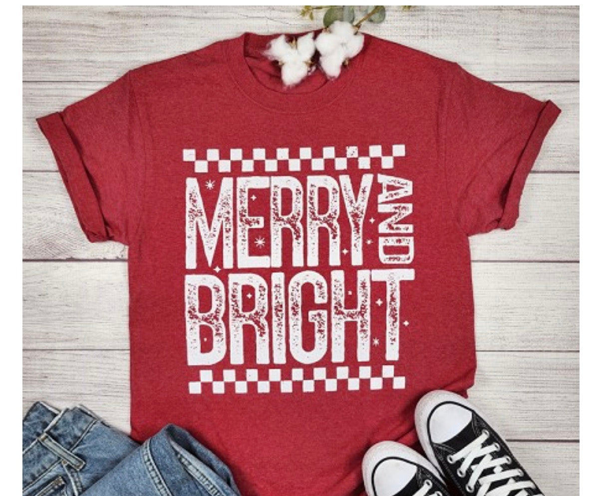 Merry & Bright Graphic Tee