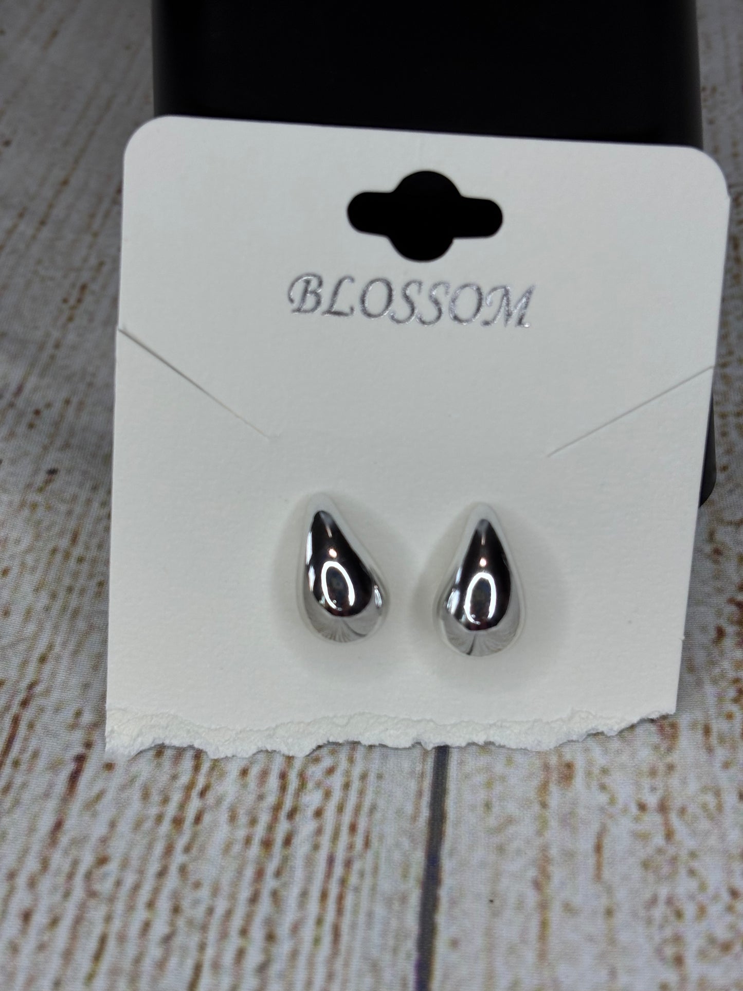 Silver Tear Drop Earrings