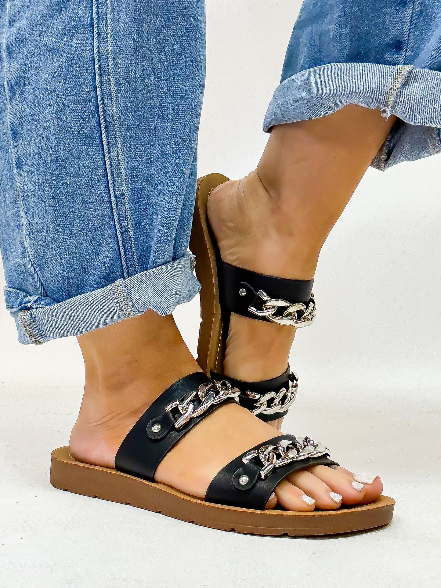 Corky’ Double Strap Sandals