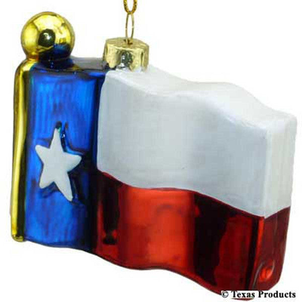 Texas Flag Christmas Ornament