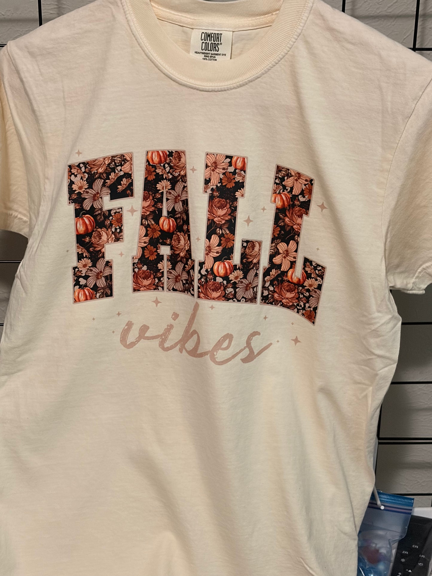 Fall Vibes Cream Graphic Tee