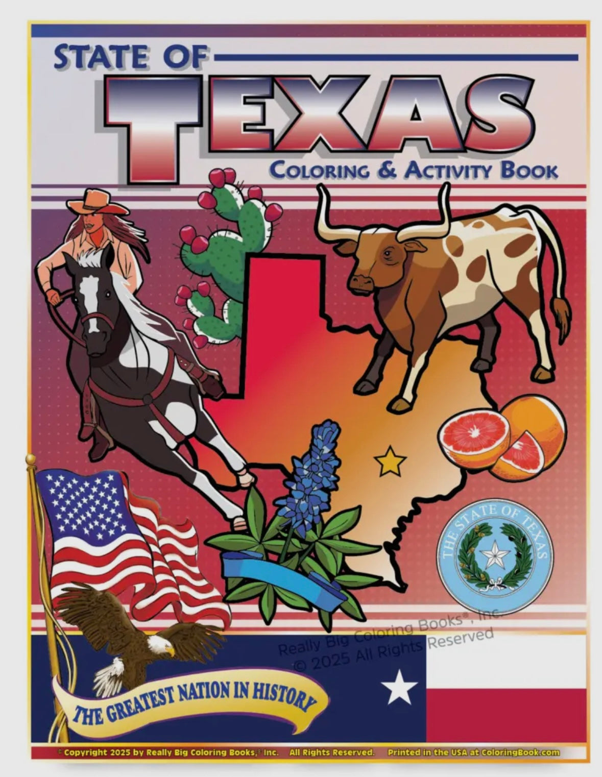 State of Texas Coloring Book