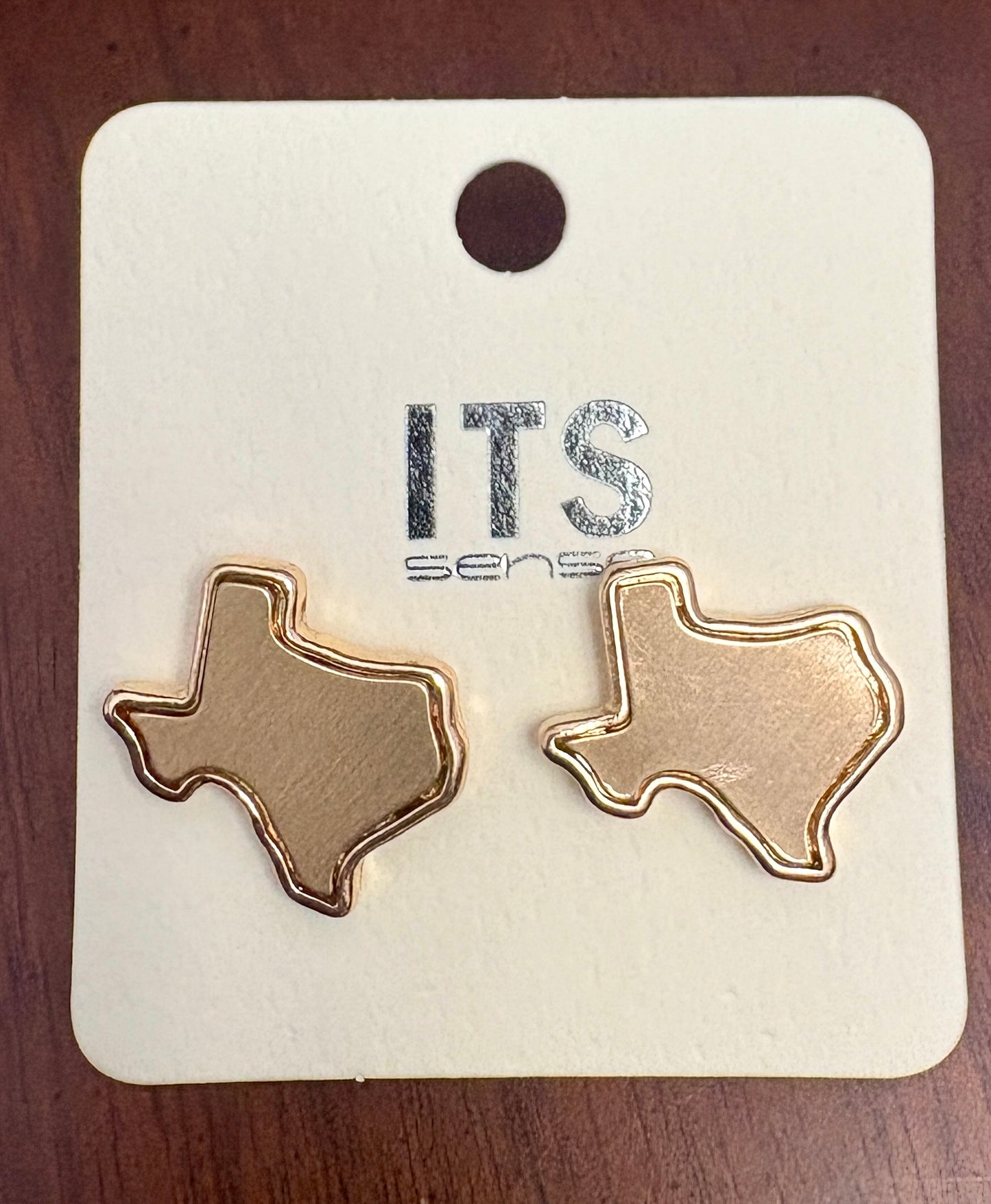 Texas Stud Earrings - Gold color