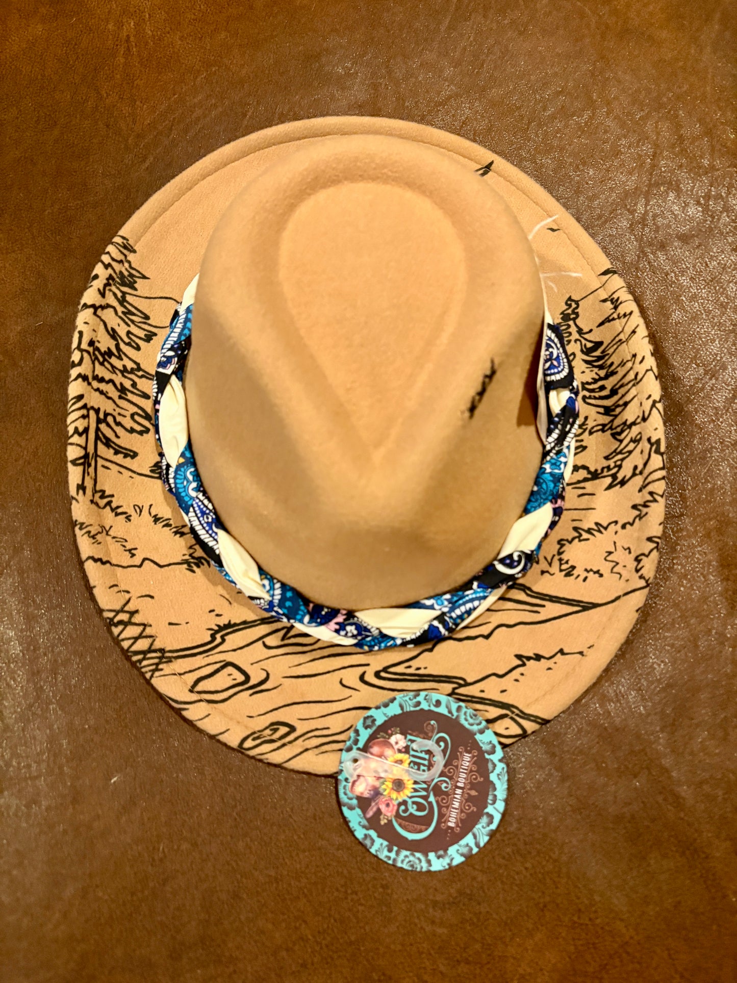 Novelty Cowgirl Western Flair Hat Assortment- 12/Pack
