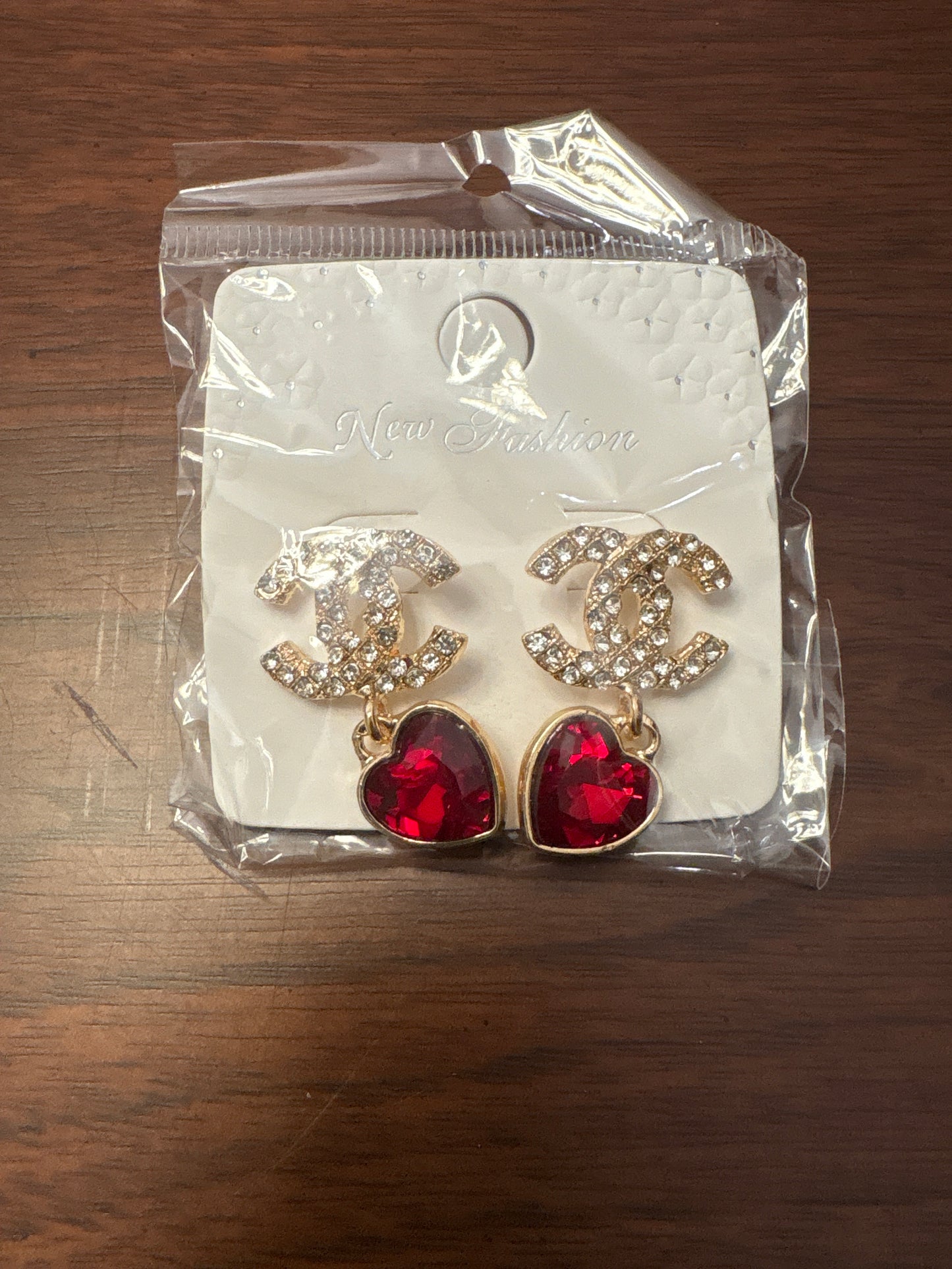 Chanel Earring with hearts