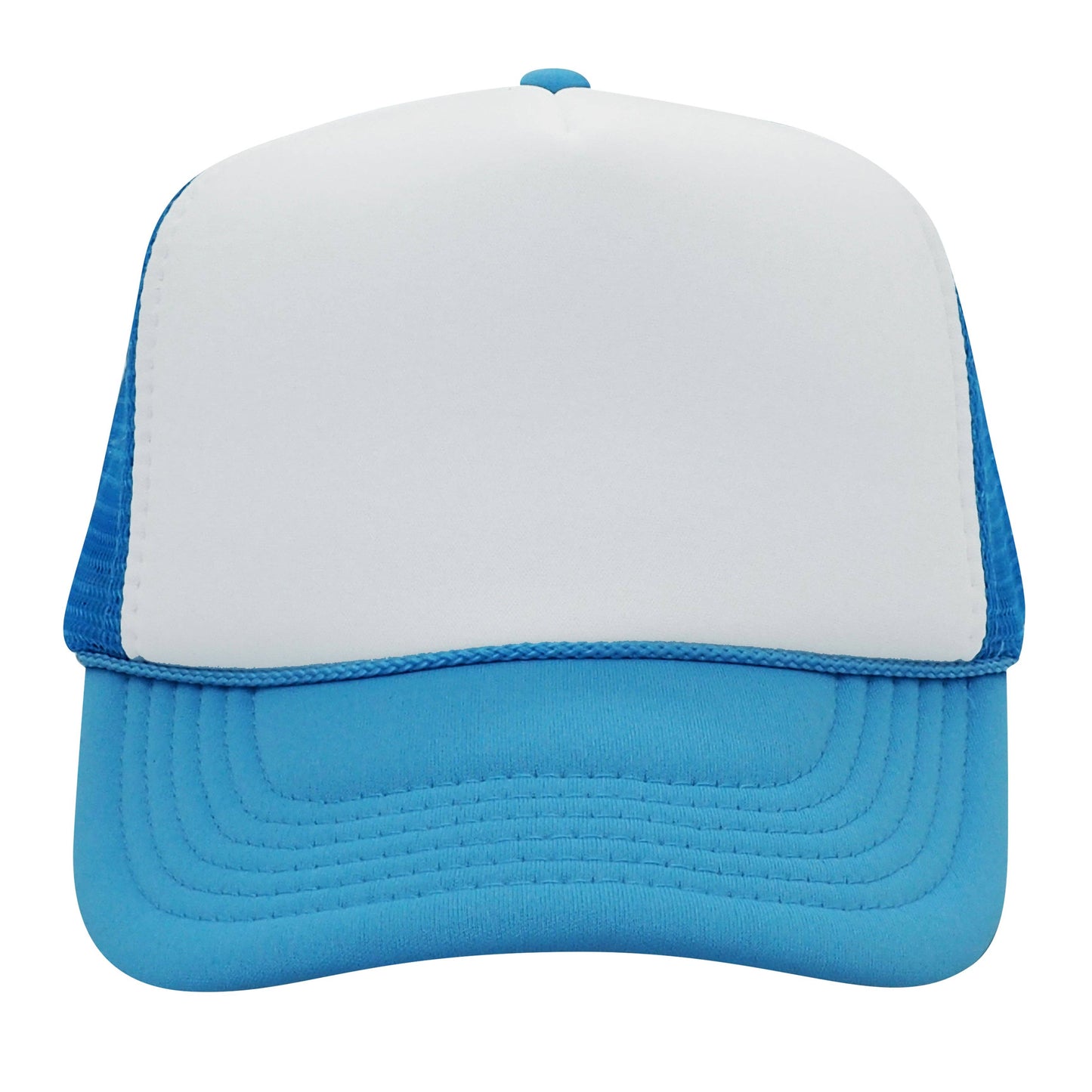 Nissun Neon Color Foam Mesh Trucker Hats Caps, Blank Two Tone Snapbacks