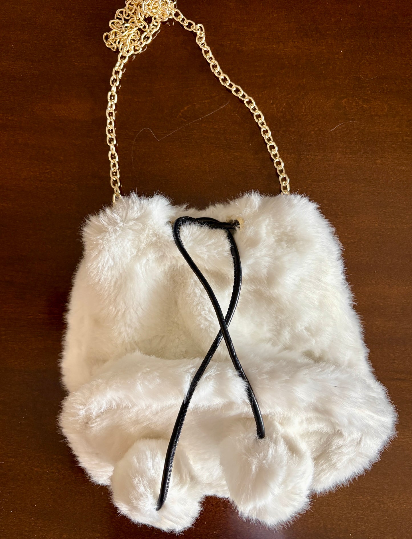 Fuzzy Faux Fur Handbag