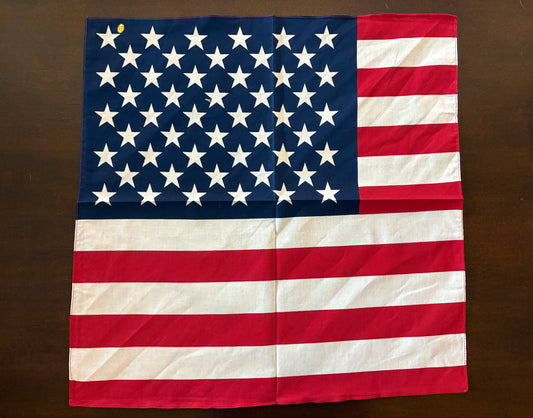 Red, White and Blue USA Bandana
