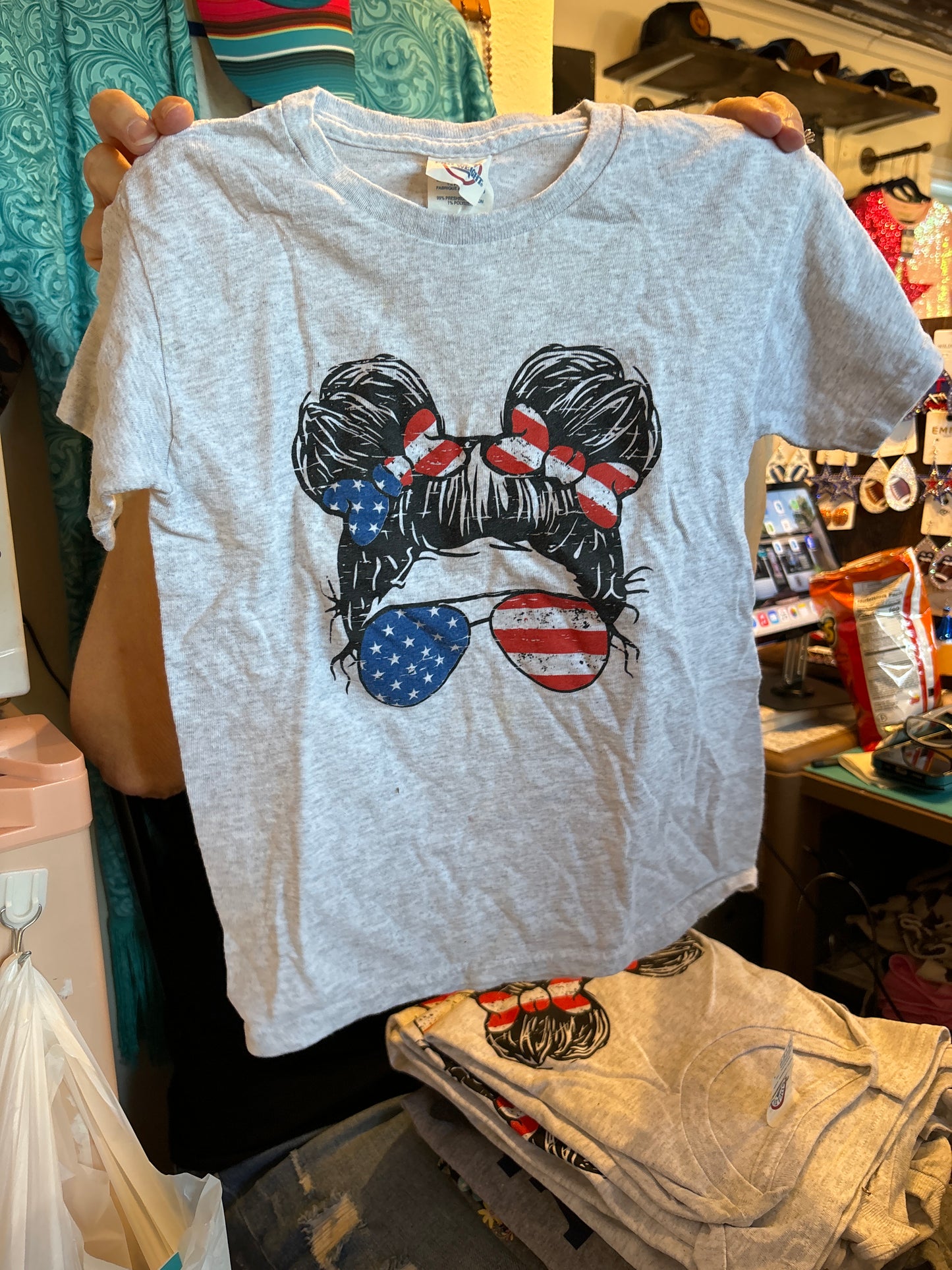 Children’s America Messy Bun Girl’s Tee