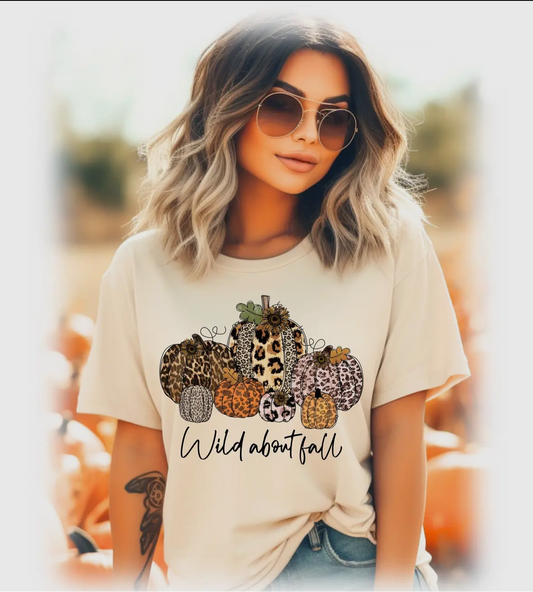 Wild About Fall Rhinestone Graphic Tee