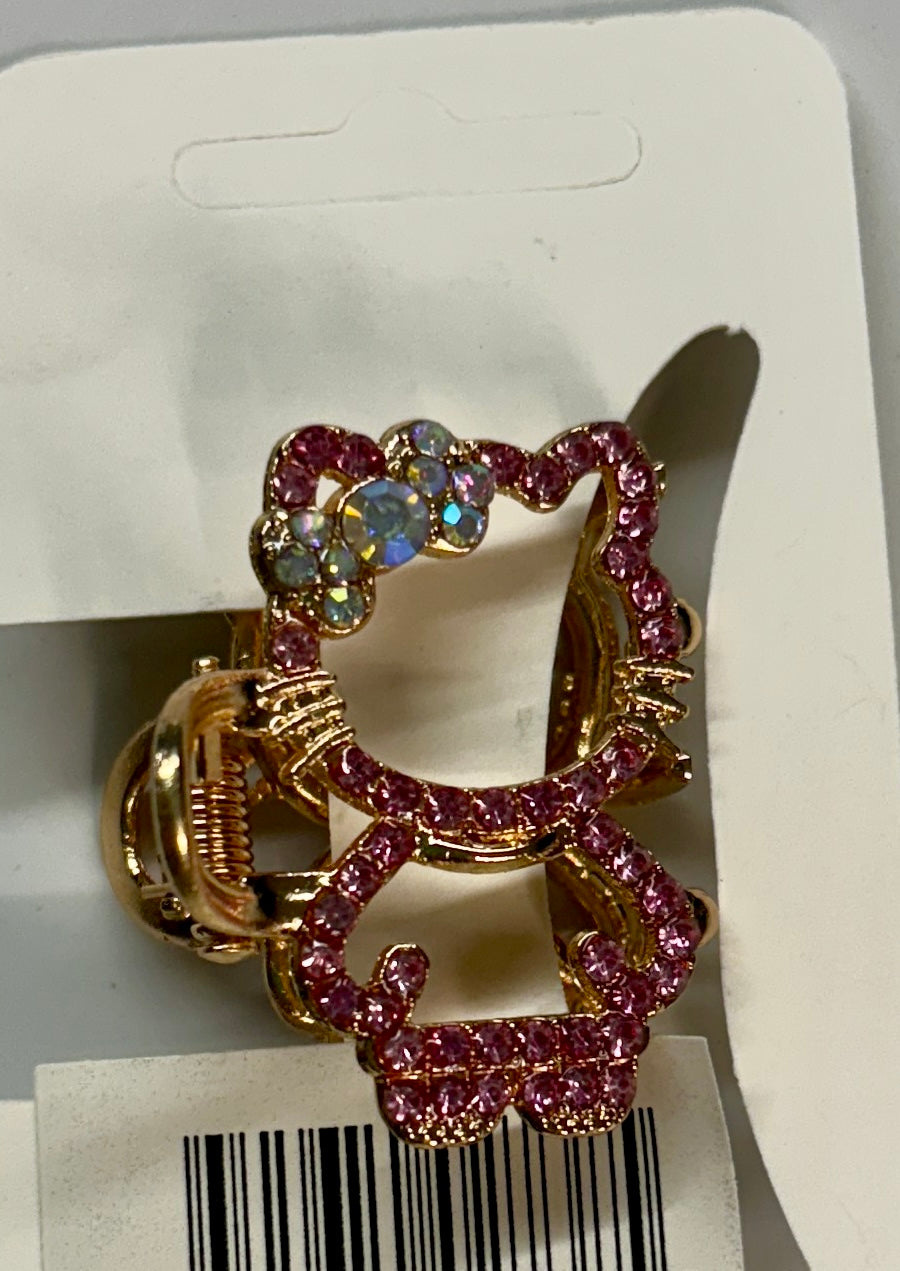 Hello Kitty Rhinestone Hair Clip