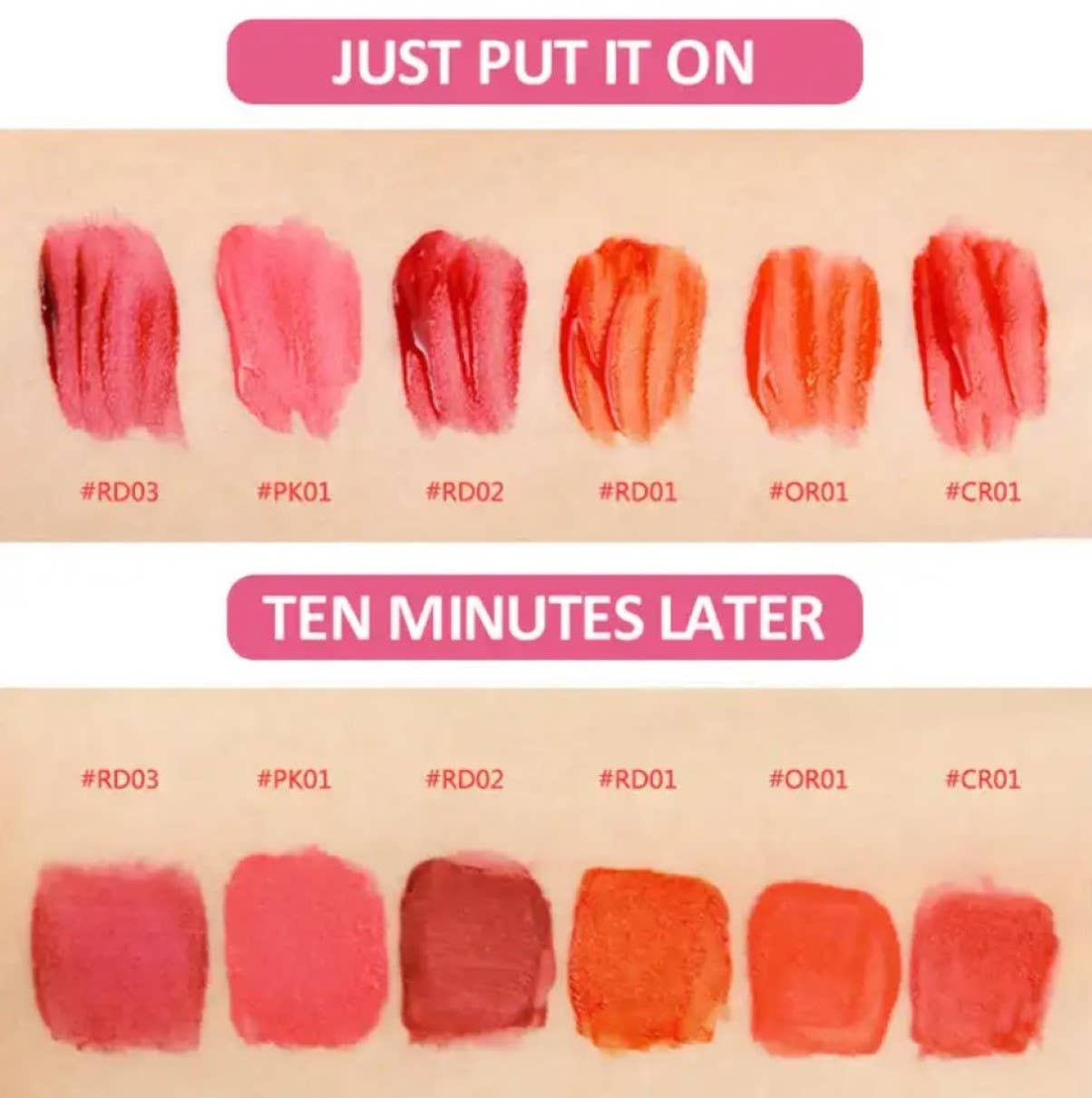Wine Bottle shape 24hrs Lip Tint
