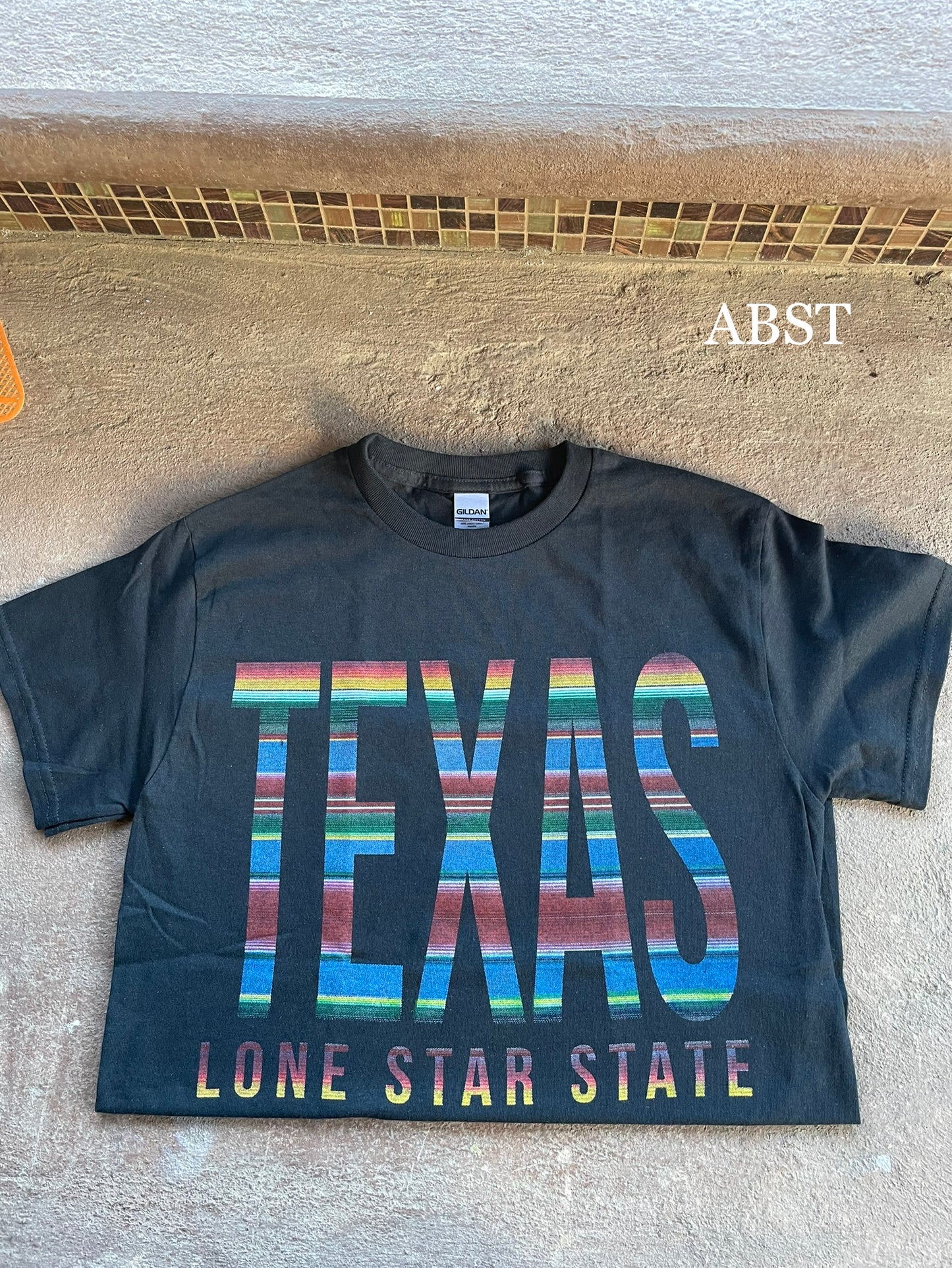 Black Striped Texas T-Shirt