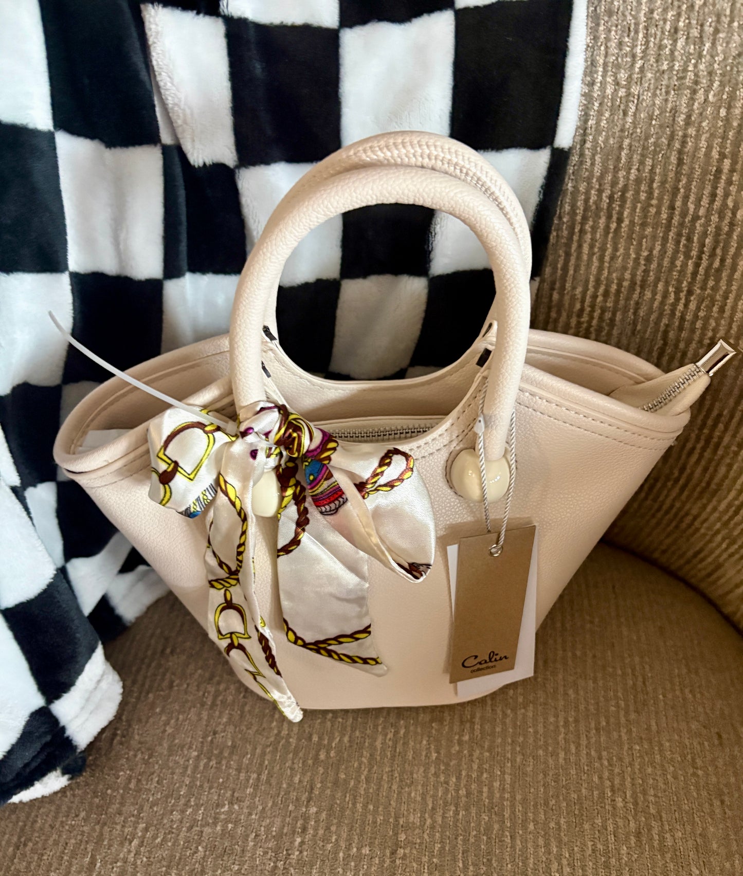 Small Purse Tote with Bandana