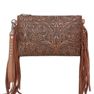 Montana West Floral Printed Crossbody Clutch