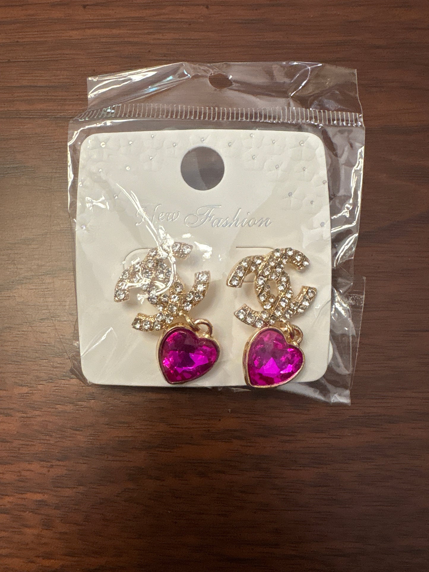 Chanel Earring with hearts