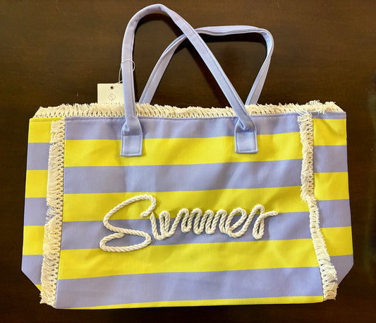 Canvas “Summer” Tote Bag