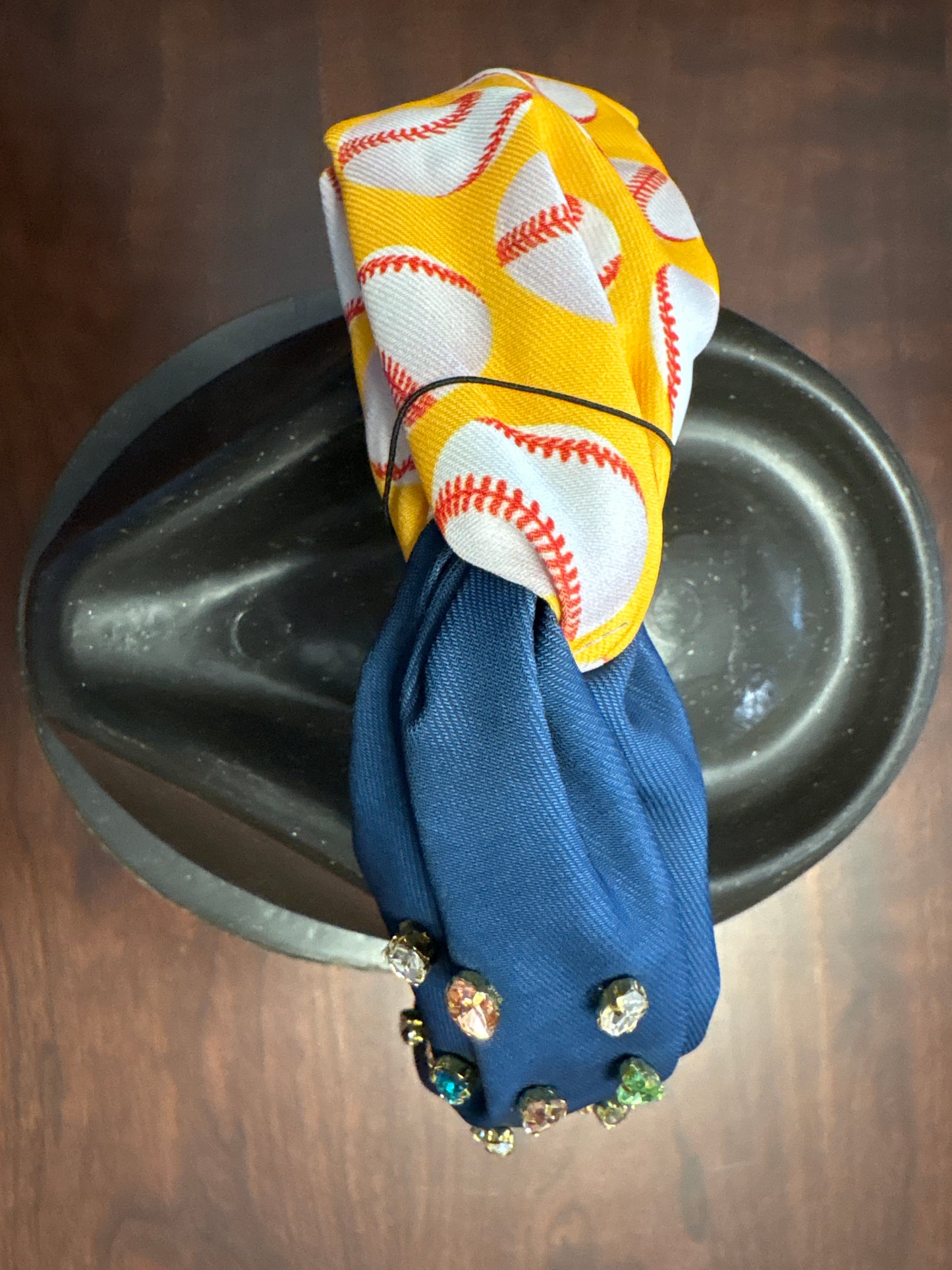 Baseball Headband with Jewels