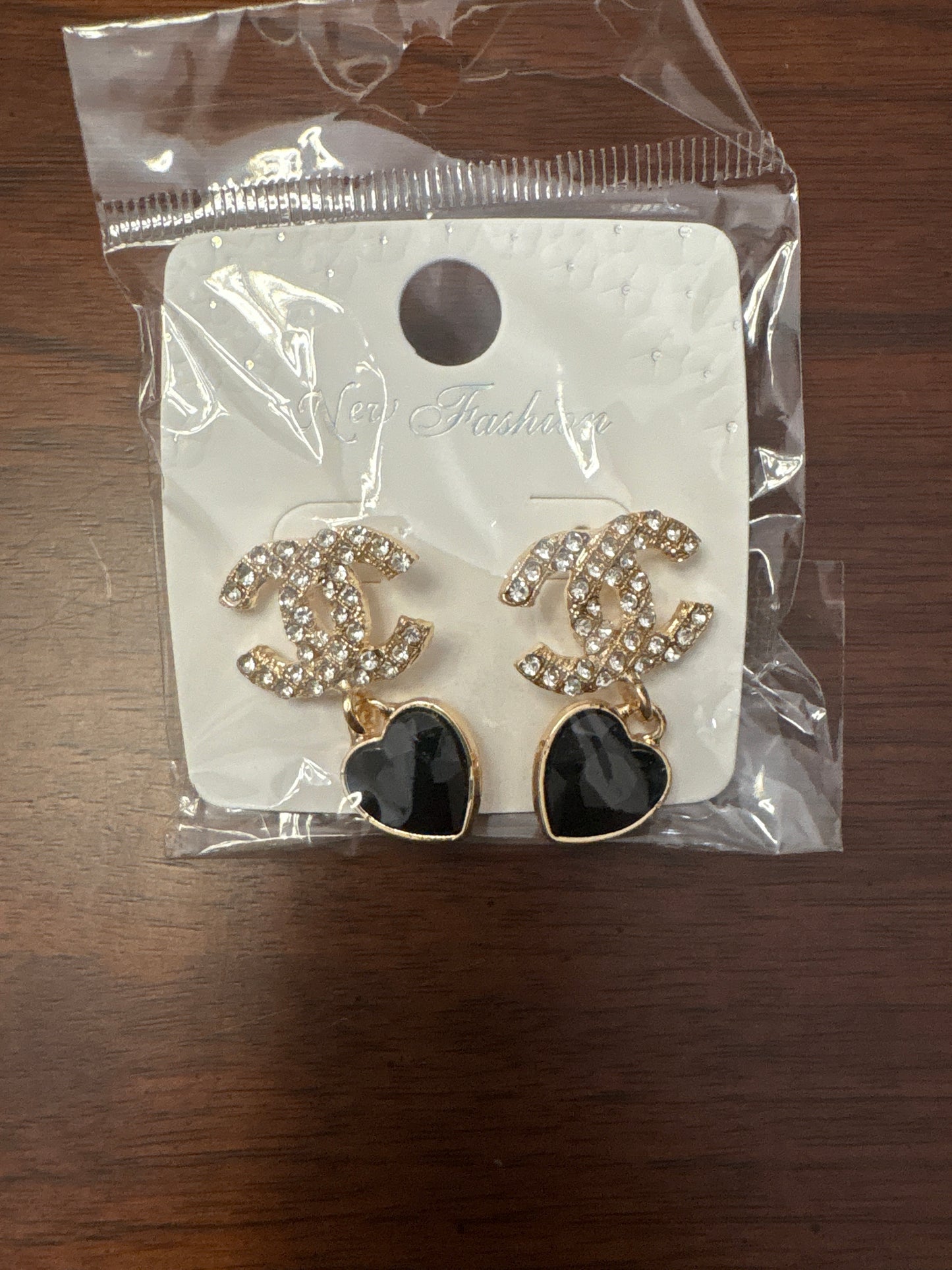 Chanel Earring with hearts