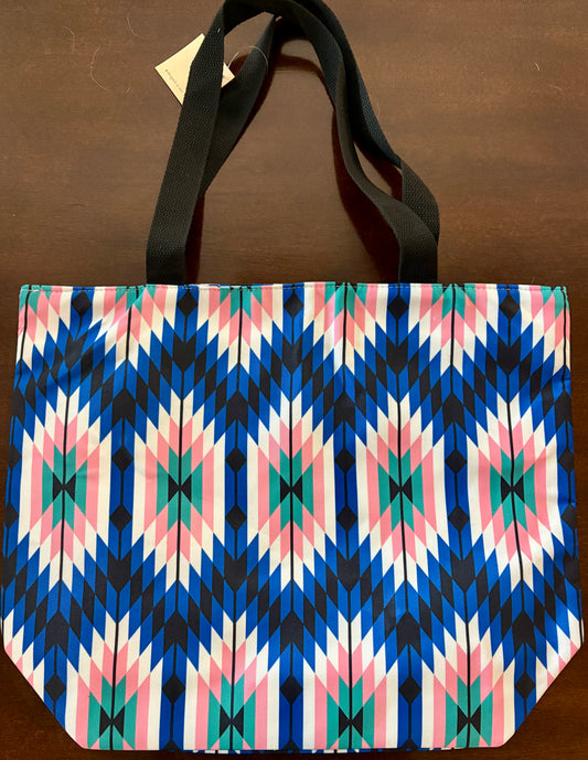 Blue Southwest Style Tote Bag