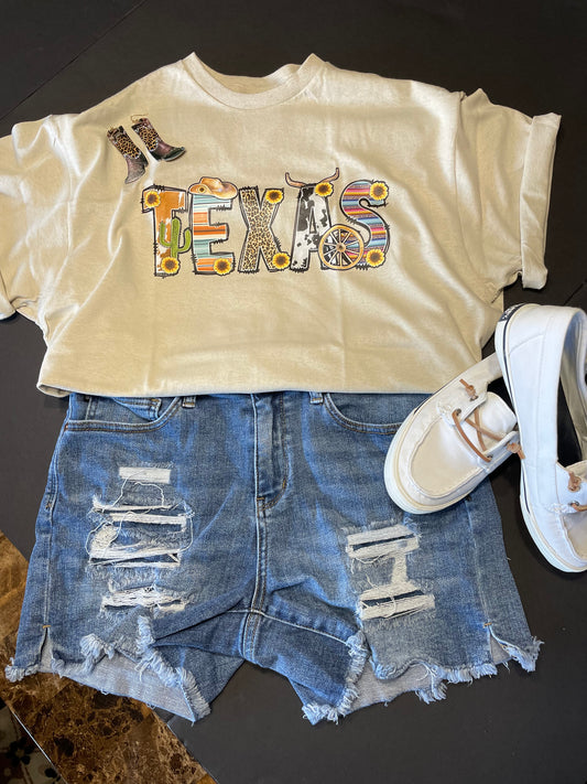 Beige Texas T-Shirt