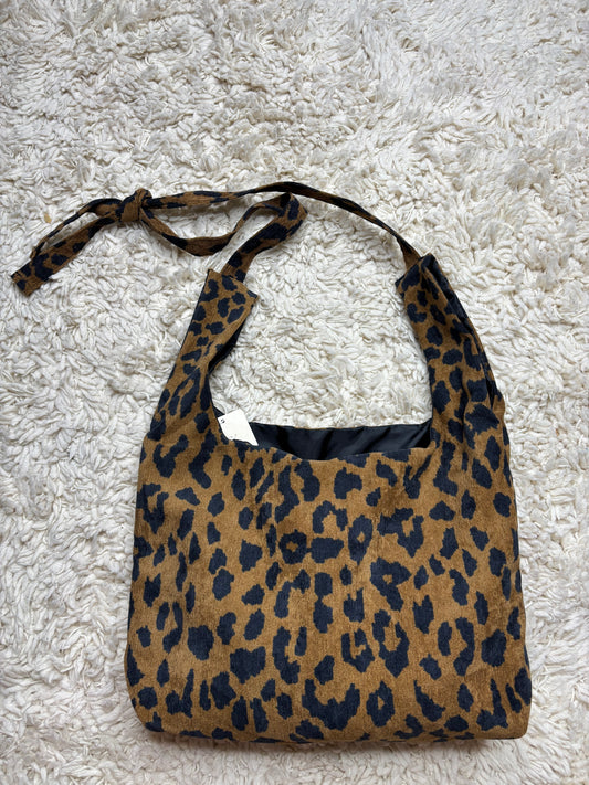Soft Cloth Leopard Handbag