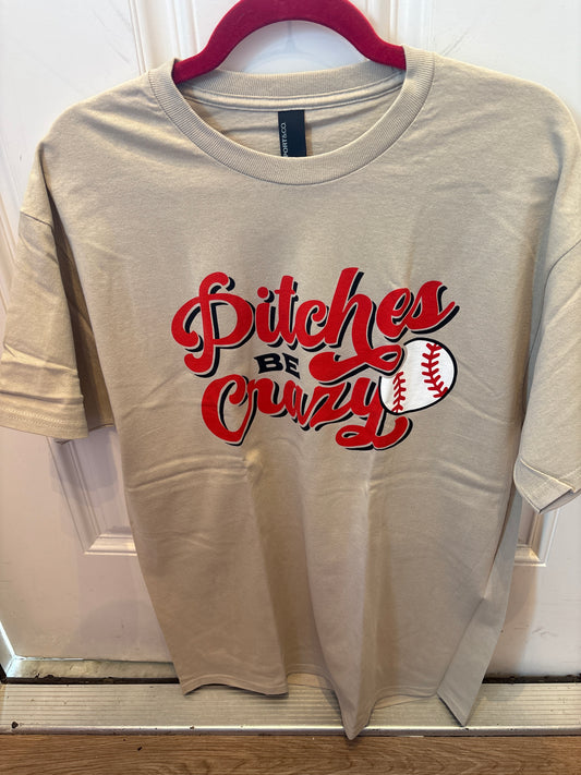 Pitches Be Crazy graphic tee