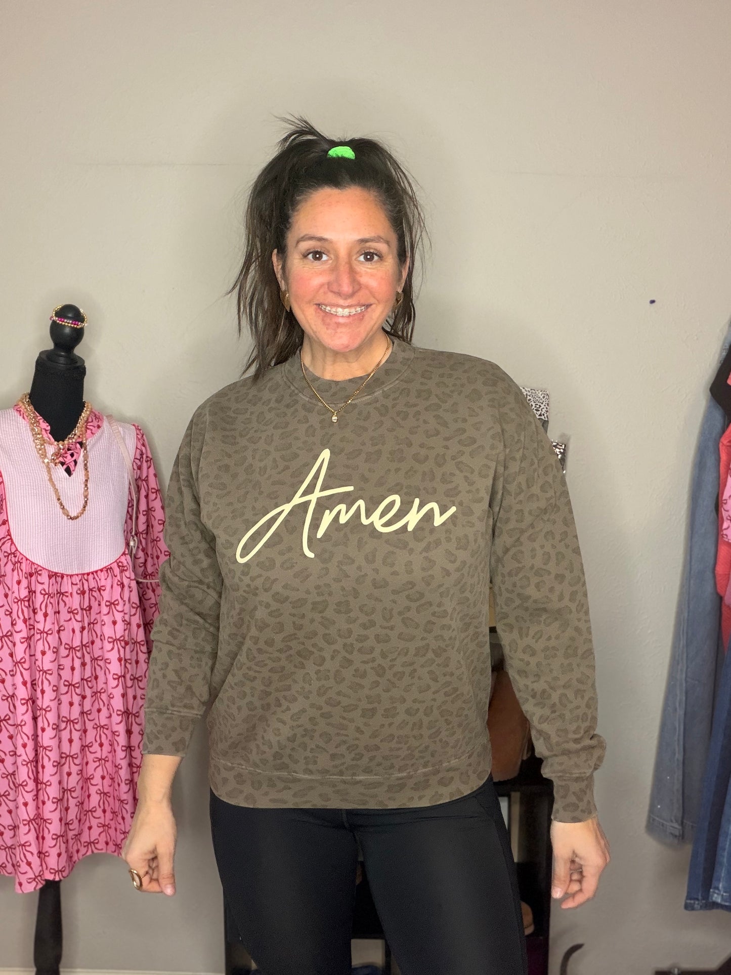 Amen Leopard Sweater