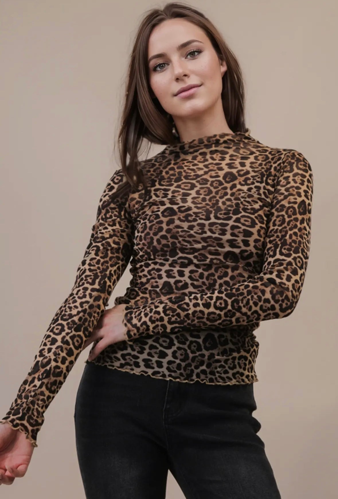 Animal Print Long Sleeve