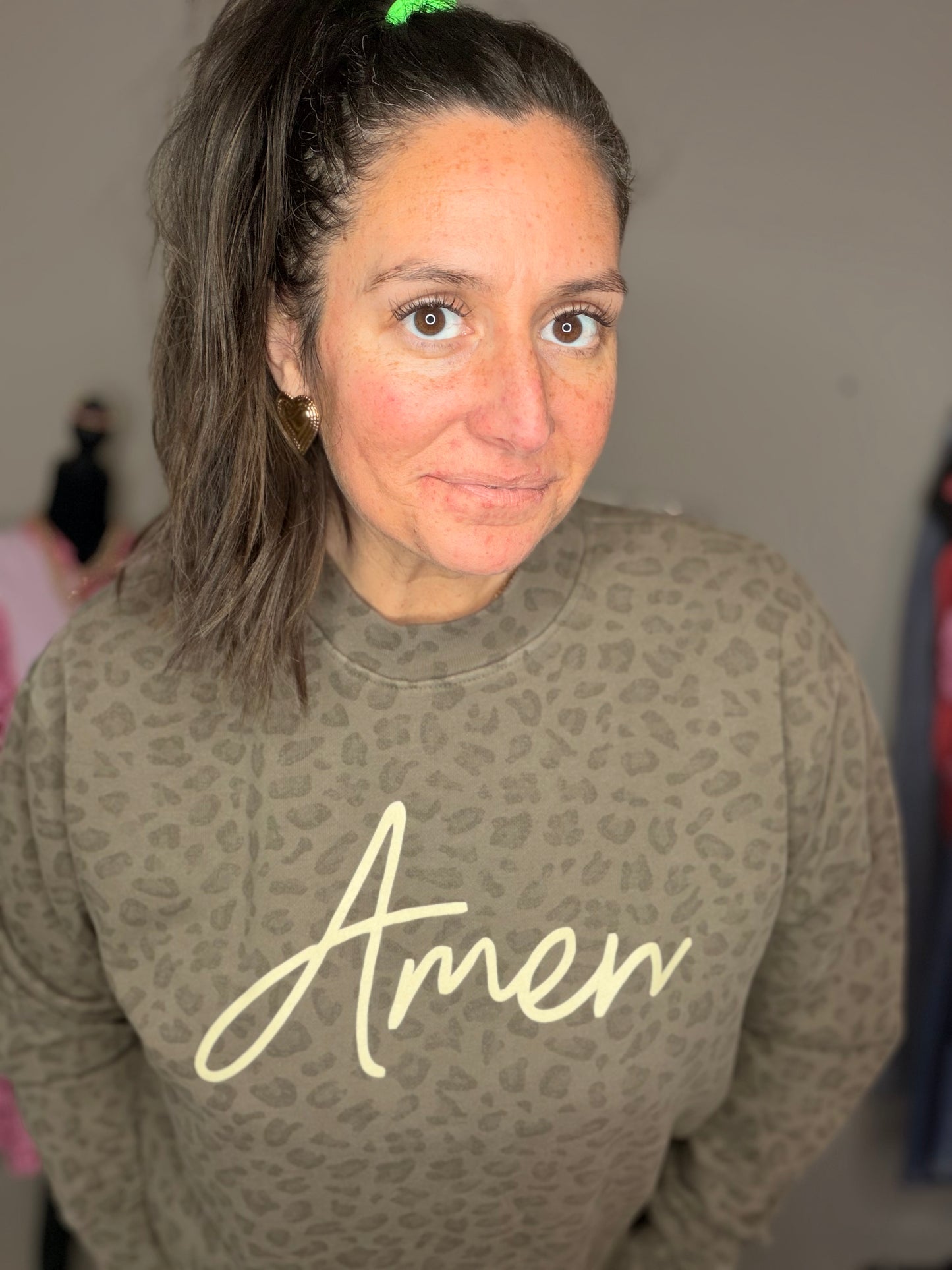 Amen Leopard Sweater