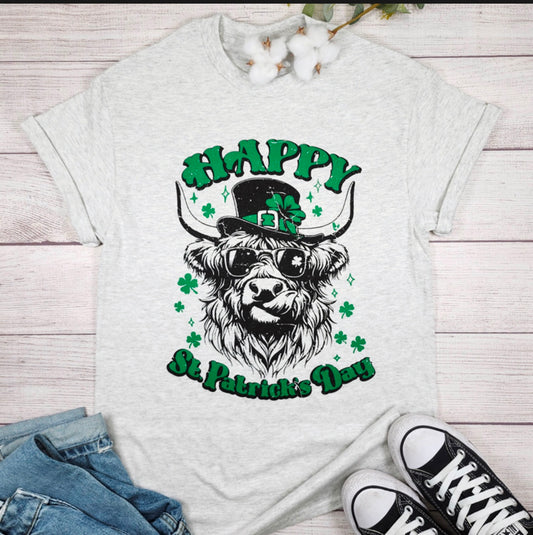 St Pattys Day Highland Tee