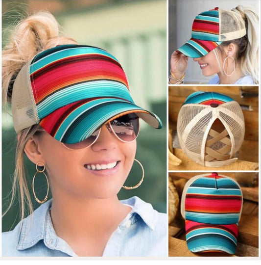 Aztec Ponytail Cap