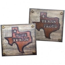 Texas Wall Plaques Set of 2