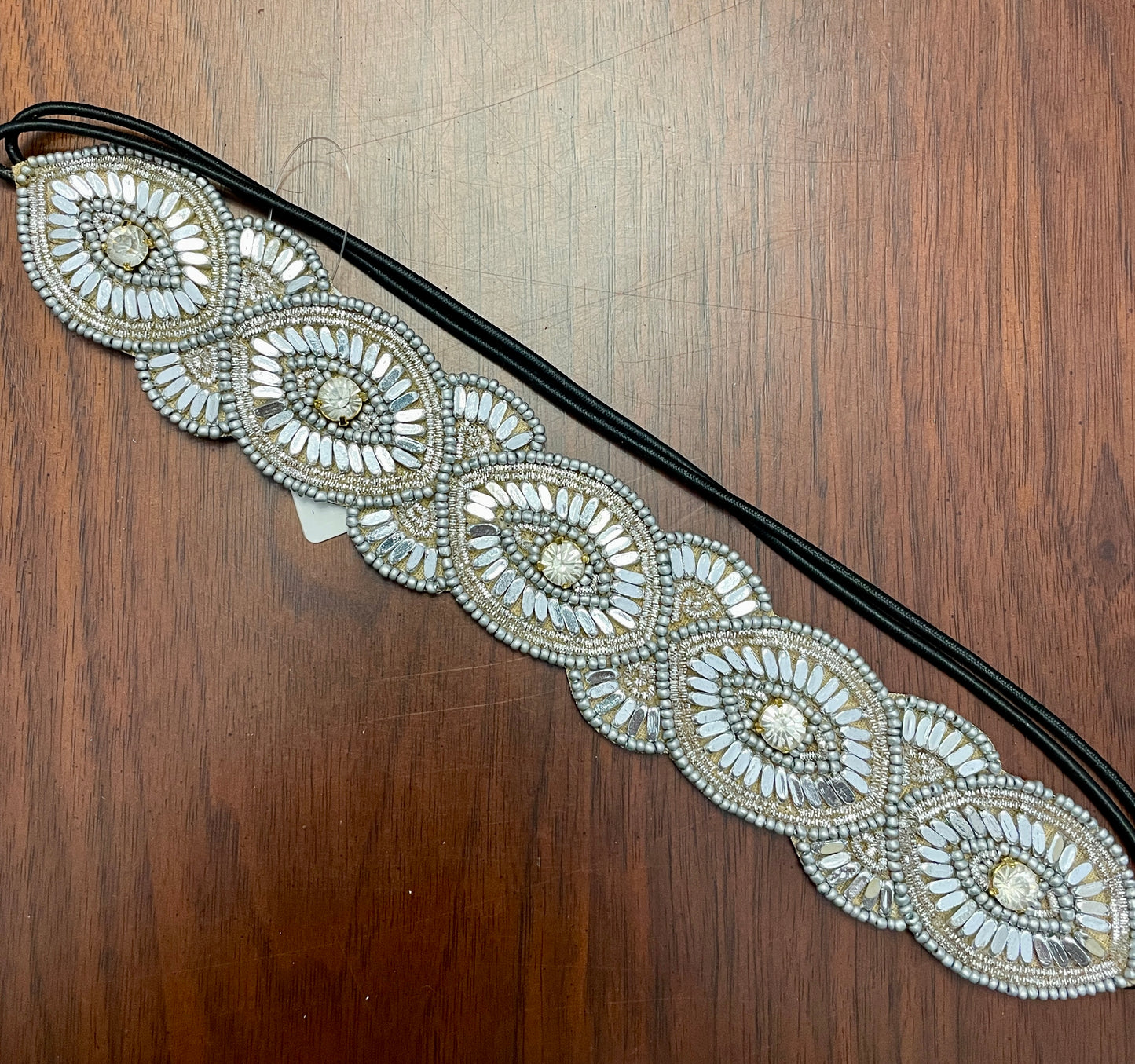 Silver & Gold Stretchy Hatband / Headband