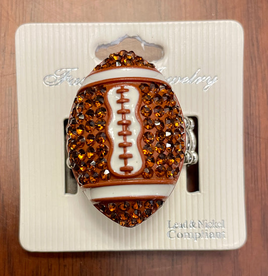 Football Shaped Stretchy Band Ring