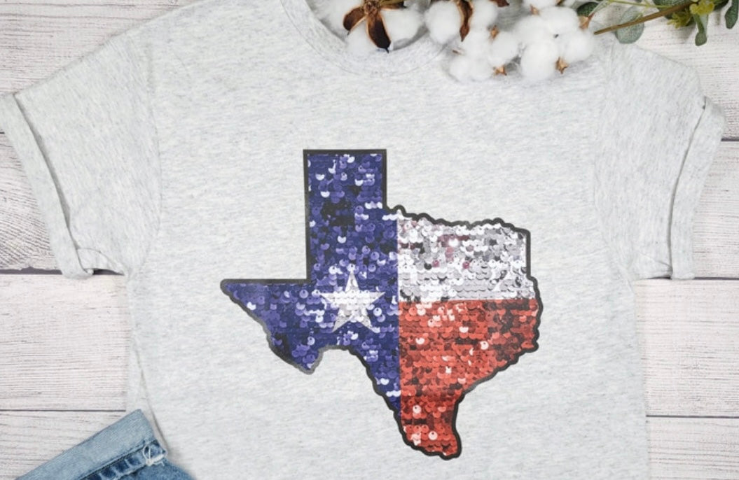 Kids Grey Sparkle TX