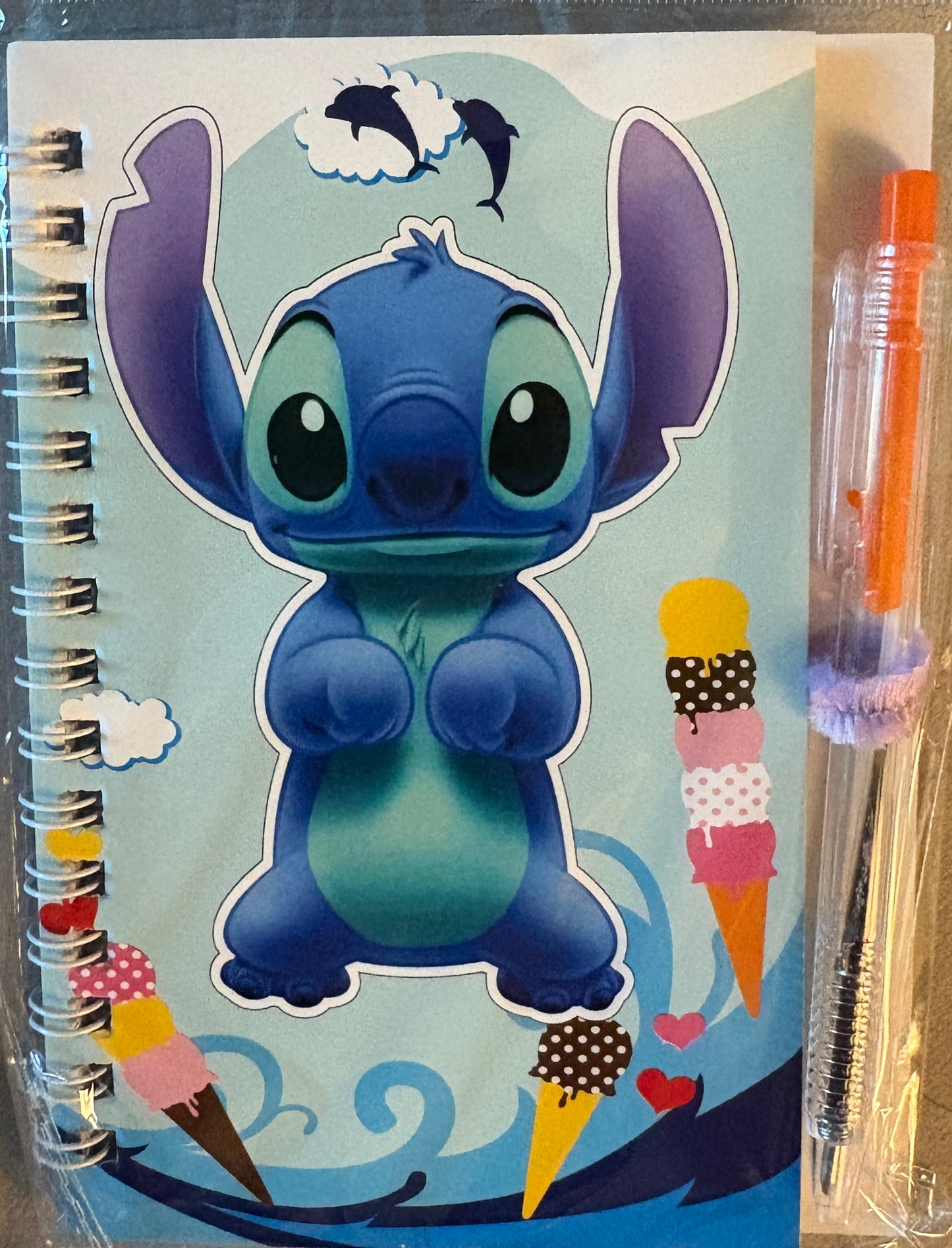 Disney’s Stitch Themed Notebook with Pen