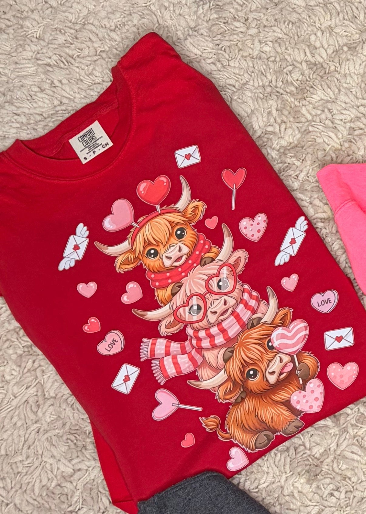 Valentine’s Day Highland Graphic Tee