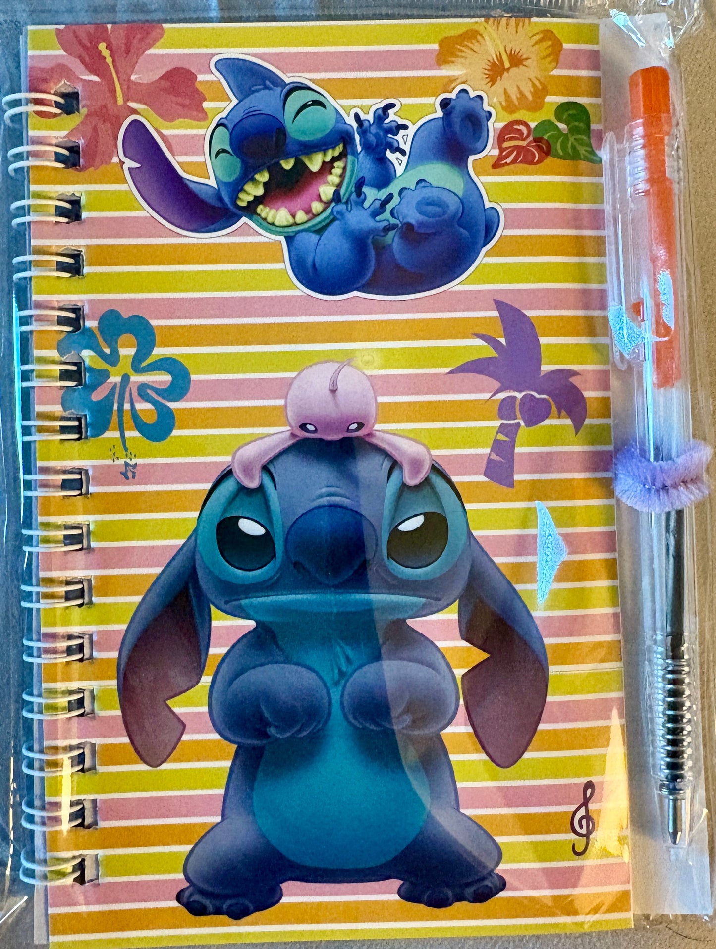 Disney’s Stitch Themed Notebook with Pen