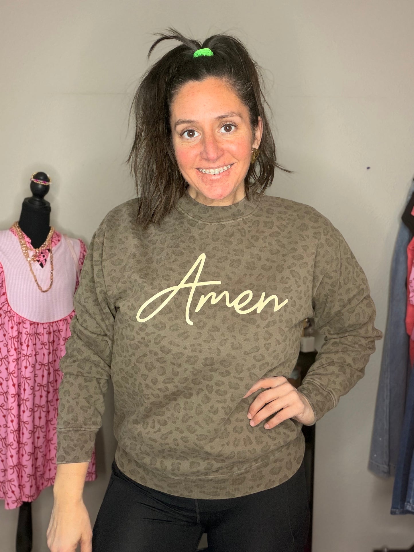 Amen Leopard Sweater