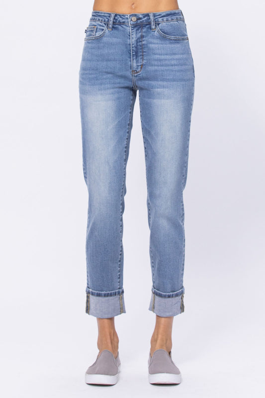 Judy Blue High Waist Vintage Wash Boyfriend