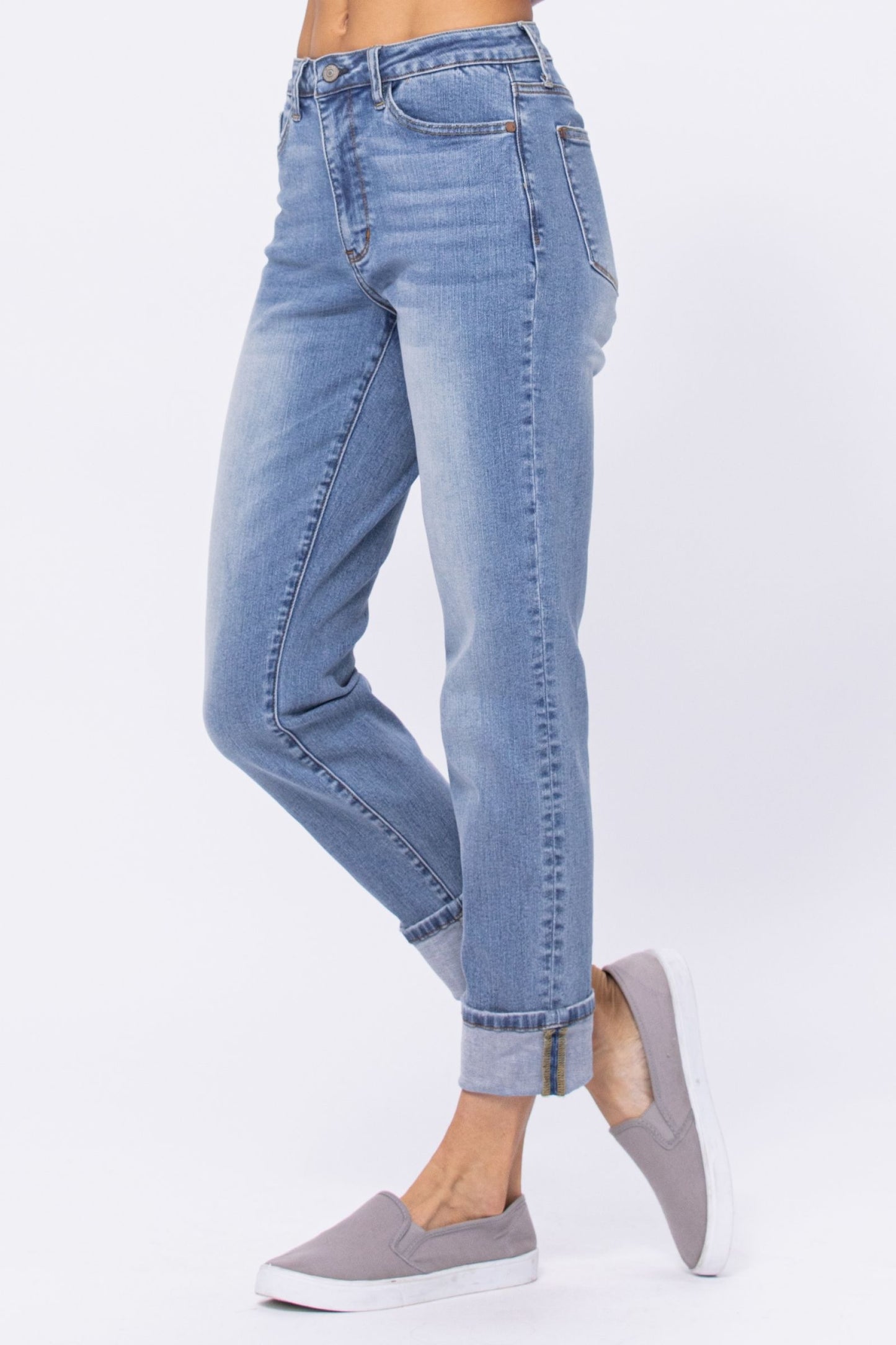 Judy Blue High Waist Vintage Wash Boyfriend