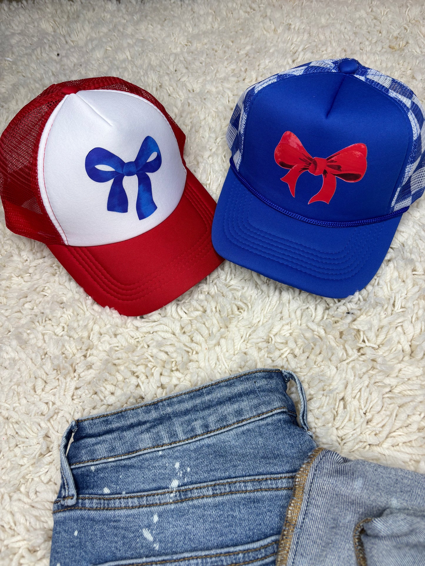 Red White & Blue Trucker Hats